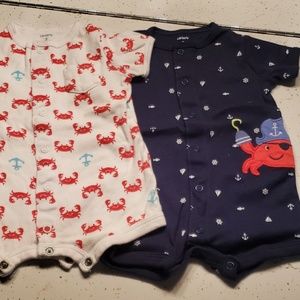 Worn once.Carter's boys outfit